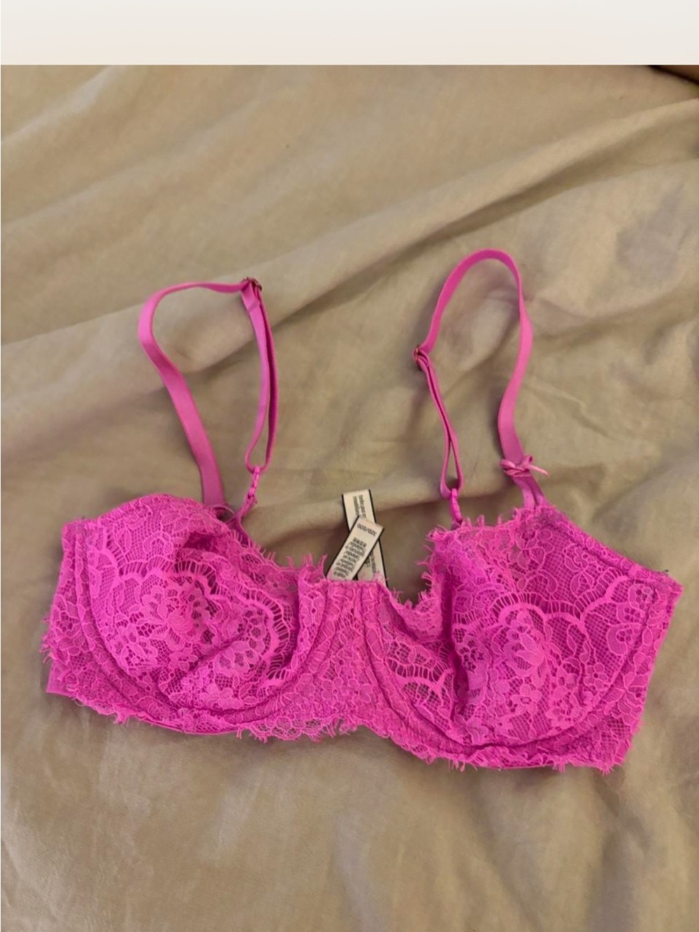 Victoria's Secret Pink dream angels lace push up bra 32D